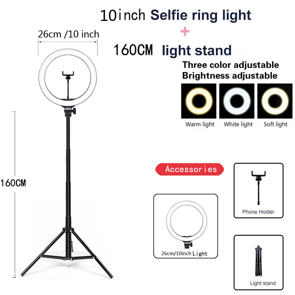 Anillo de luz con trípode