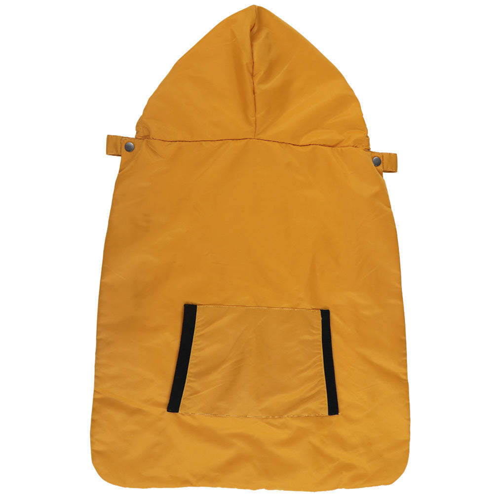 Mochila de bebê à prova de vento