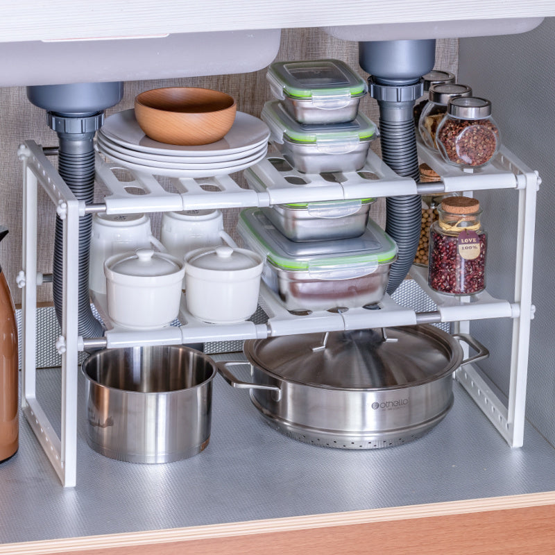Prateleira retrátil para cozinha