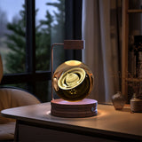 Luz de noche con forma de bola de cristal
