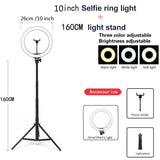 Ring Light com Tripé