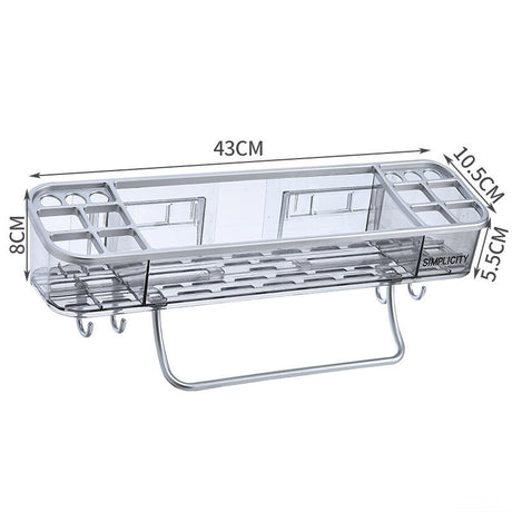 Wall-Mounted Bathroom Rack