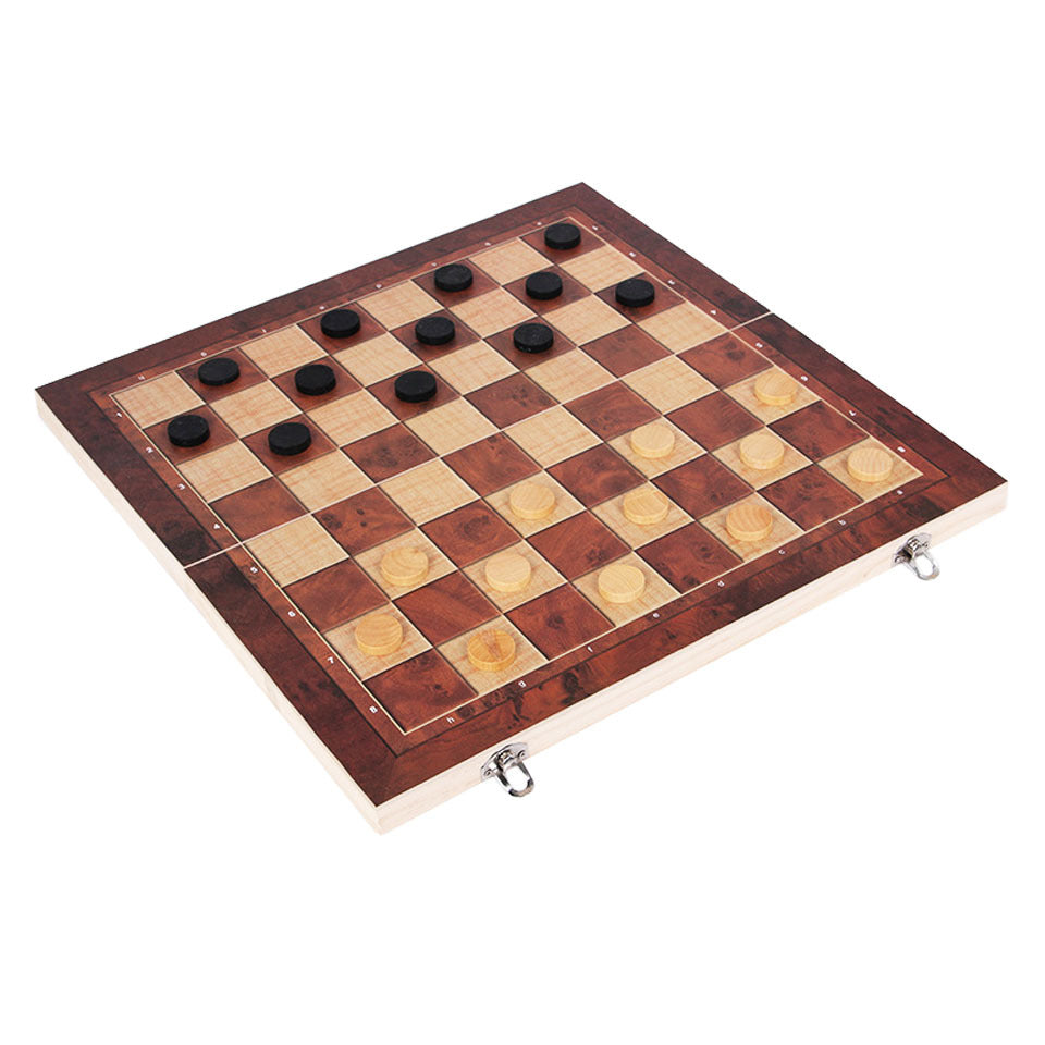 Juego de ajedrez y backgammon de viaje