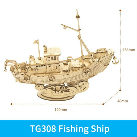 Wooden Ship Puzzle