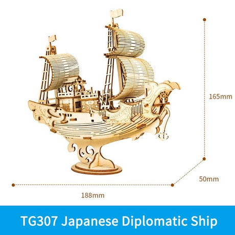 Wooden Ship Puzzle