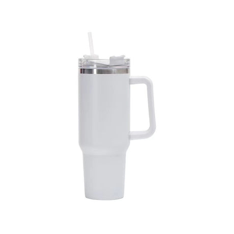 Stainless Steel Cup with Straw