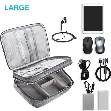 Bolsa organizadora de viaje para dispositivos electrónicos