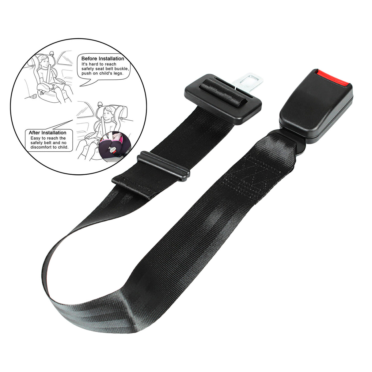 Extensor de cinturón de seguridad