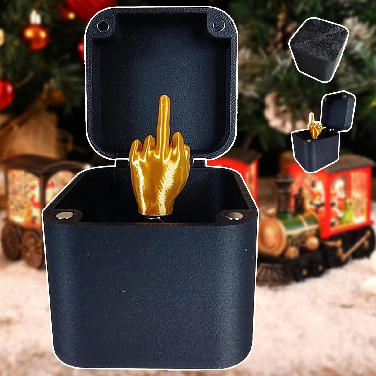 Caja de regalo con broma divertida