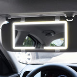 Espejo cosmético para maquillaje automotriz