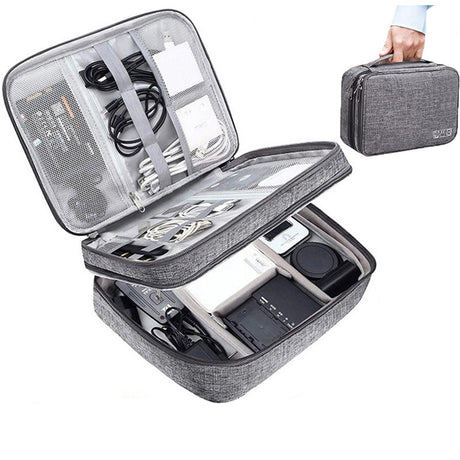 Bolsa organizadora de viaje para dispositivos electrónicos